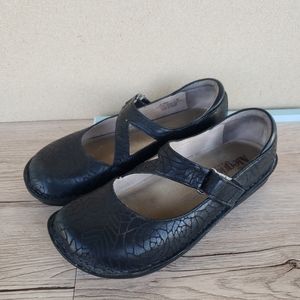 Alegria Jill 586x Mary Jane Black Loafers Size 40